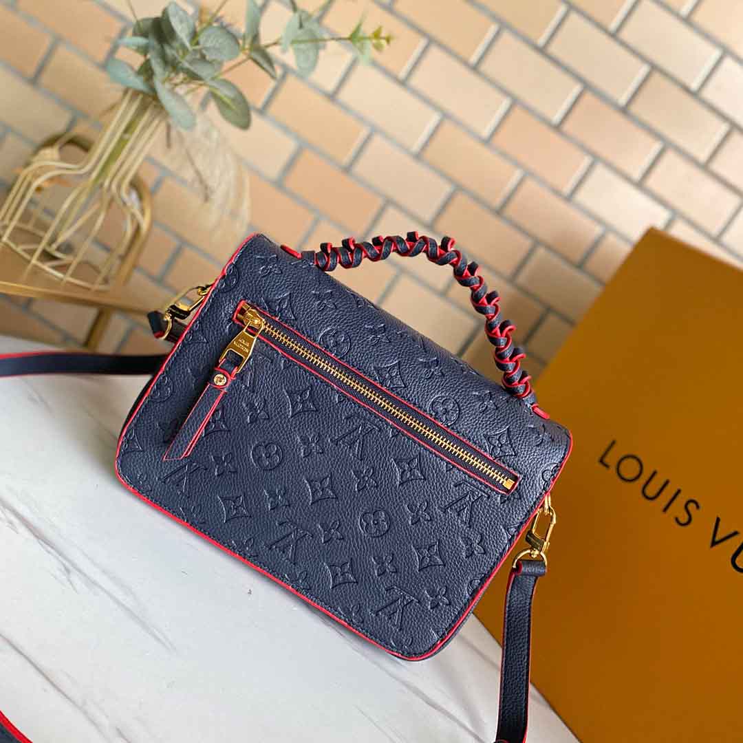 Replica Louis Vuitton Pochette Metis M44881 Navy Blue/Beige/White - Image 5