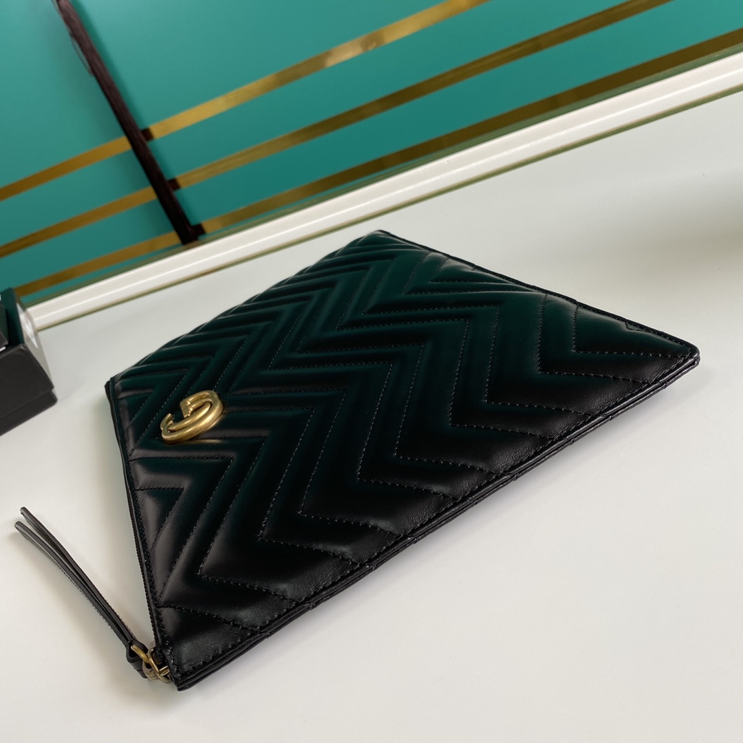 Replica Gucci Marmont Leather Pouch - Image 3