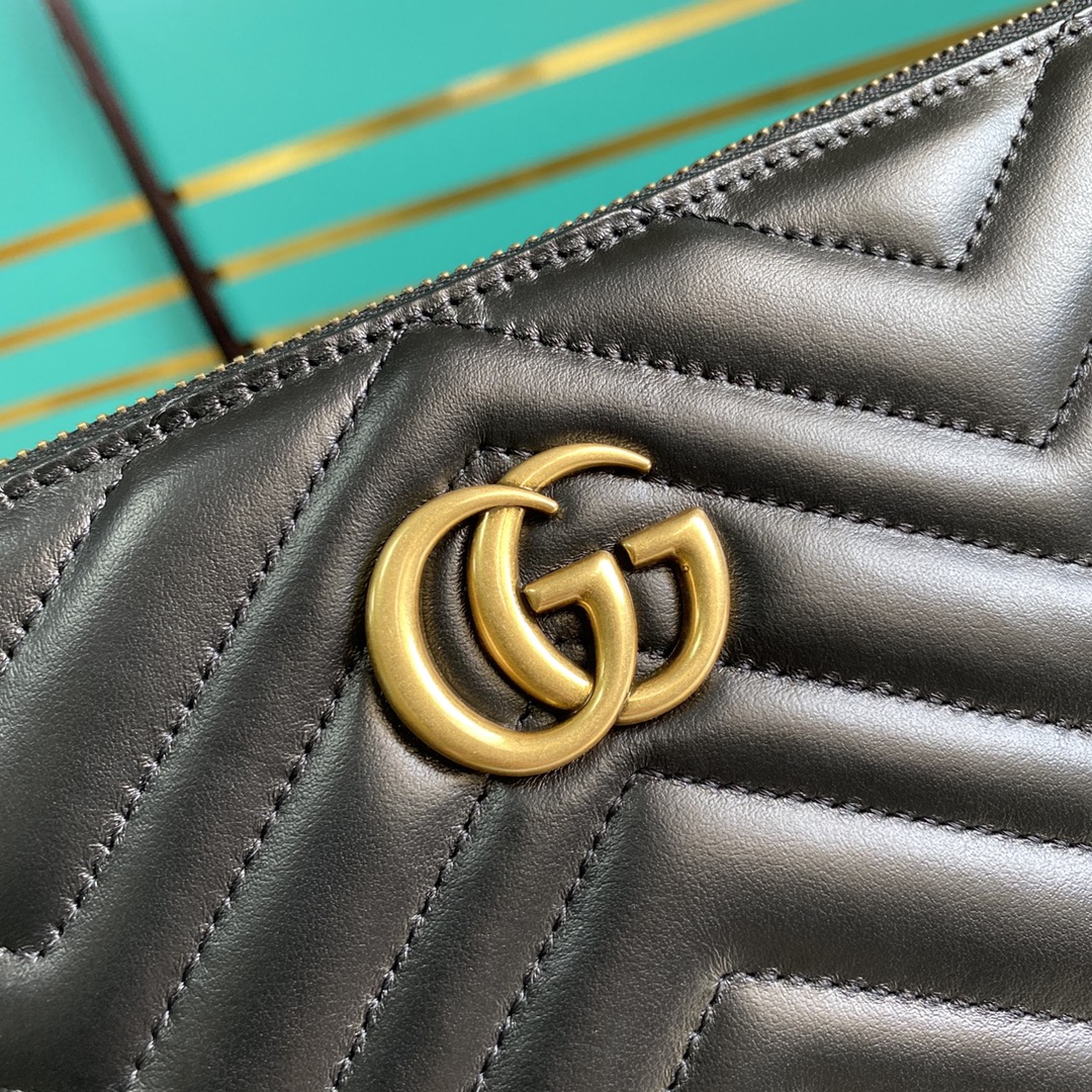 Replica Gucci Marmont Leather Pouch - Image 4