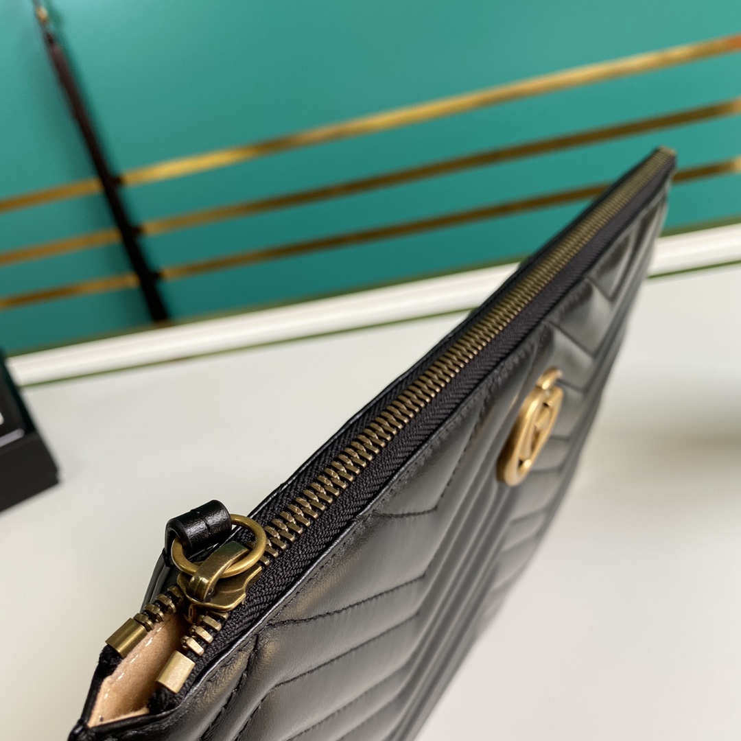 Replica Gucci Marmont Leather Pouch - Image 6