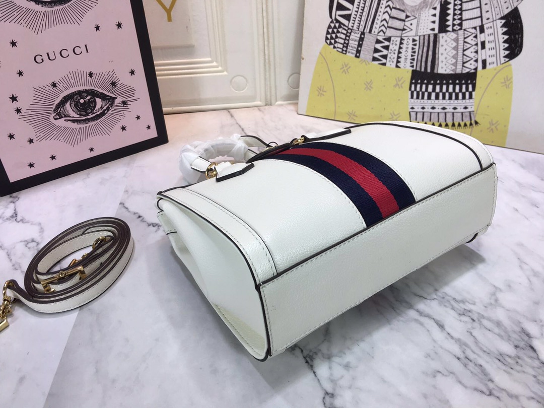 Replica Gucci Ophidia Small Tote Bag Black/White - Image 8