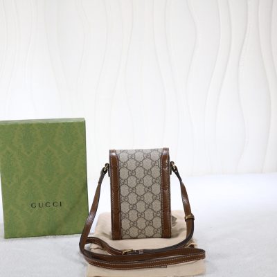 Alternative view of Replica Gucci Horsebit 1955 Mini Bag Monogram Canvas