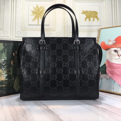 Replica Gucci Double G Embossed Tote Bag