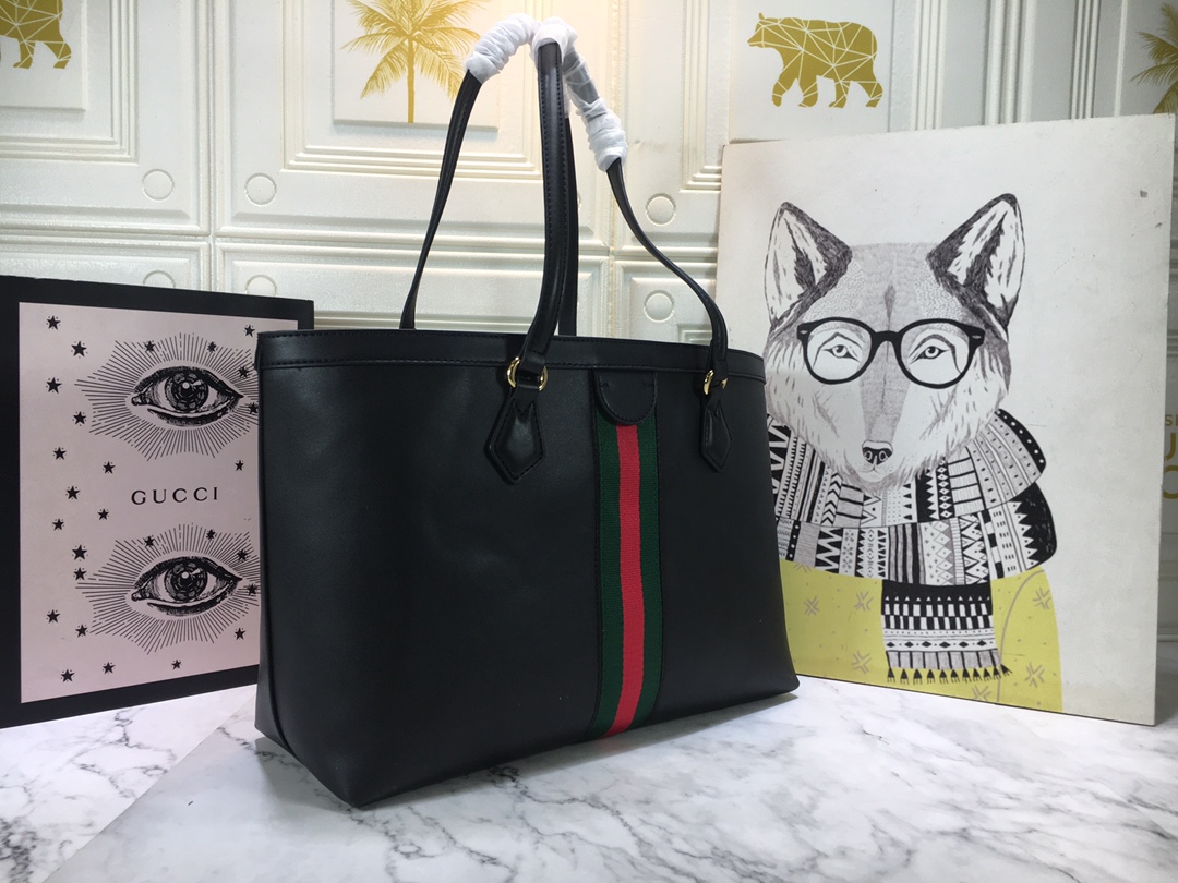 Replica Gucci Ophidia Leather Tote - Image 2