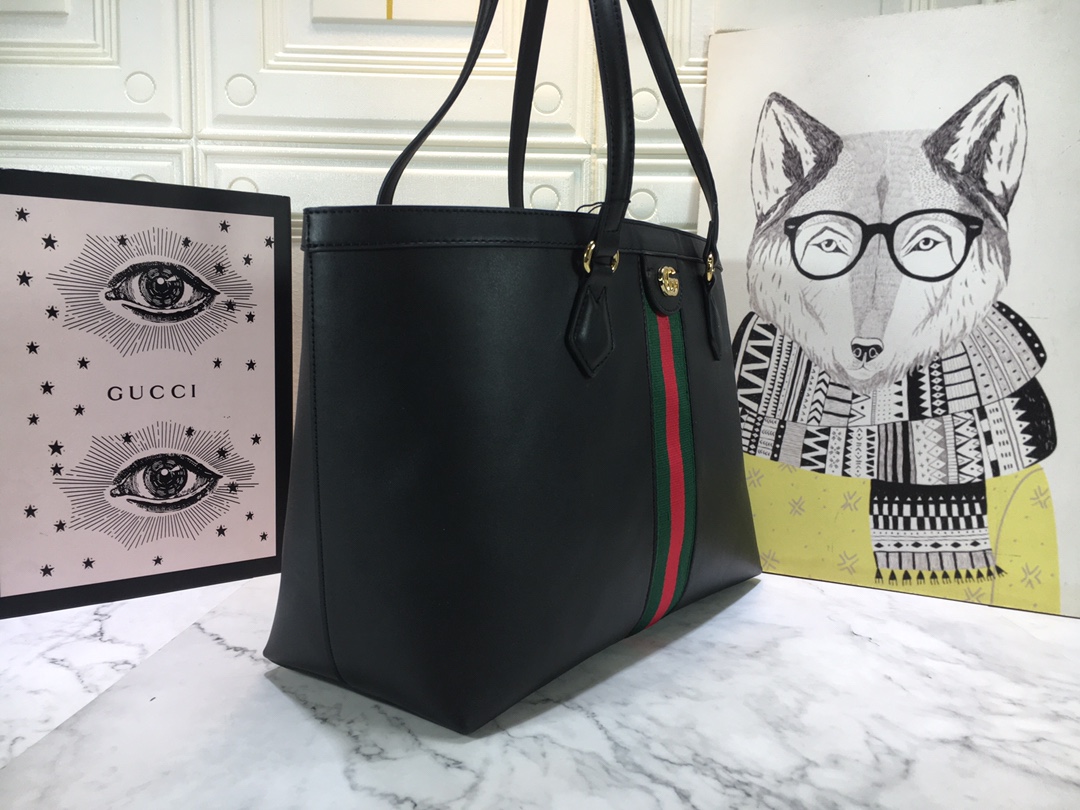 Replica Gucci Ophidia Leather Tote - Image 3