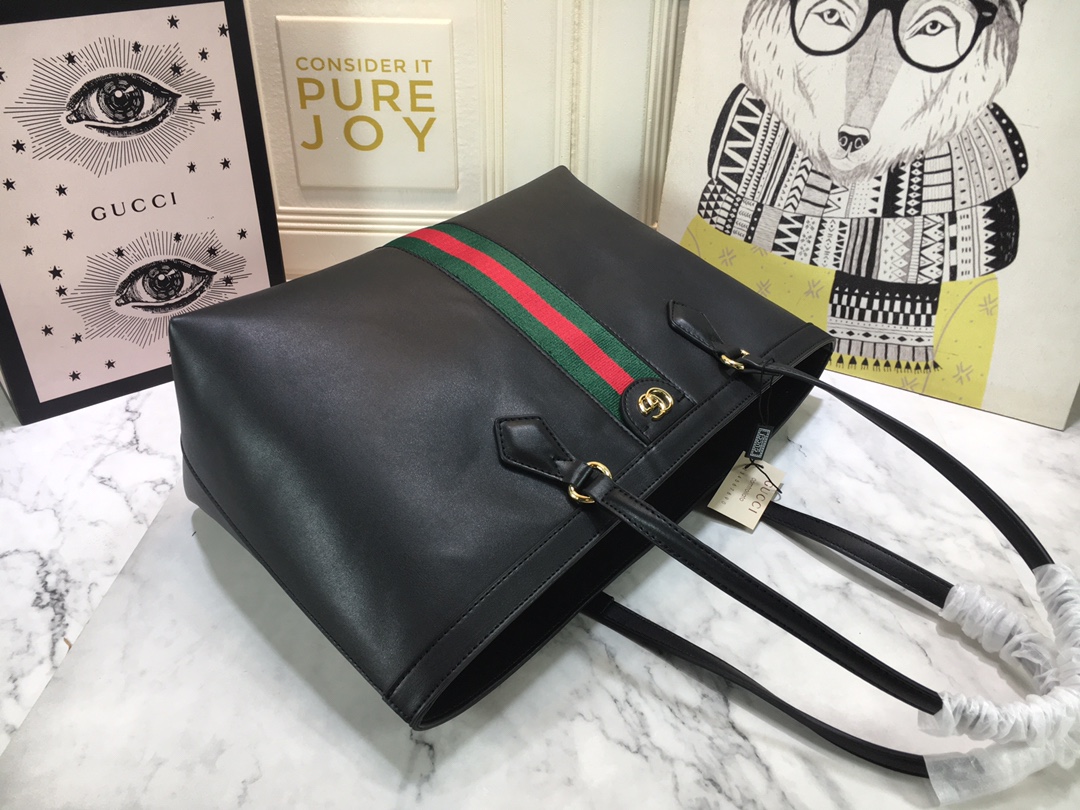 Replica Gucci Ophidia Leather Tote - Image 4