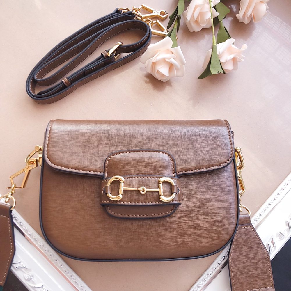 Best Replicas Bags - Gucci Horsebit 1955 mini bag Brown/Black/White Best Louis Vuitton LV Replica Bags On Sales