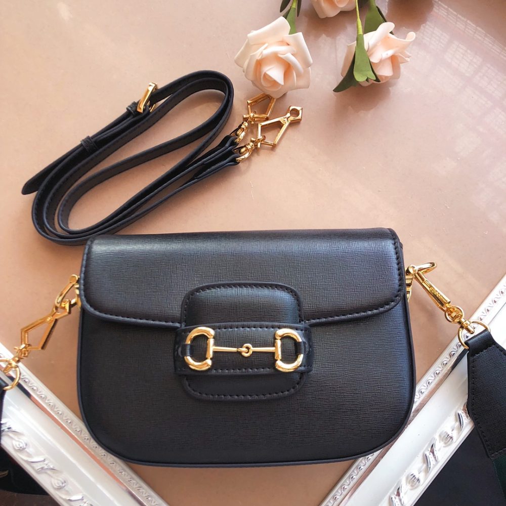 Best Replicas Bags - Gucci Horsebit 1955 mini bag Brown/Black/White Best Louis Vuitton LV Replica Bags On Sales