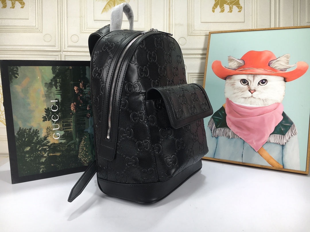 Replica Gucci Double G Embossed Backpack - Image 2
