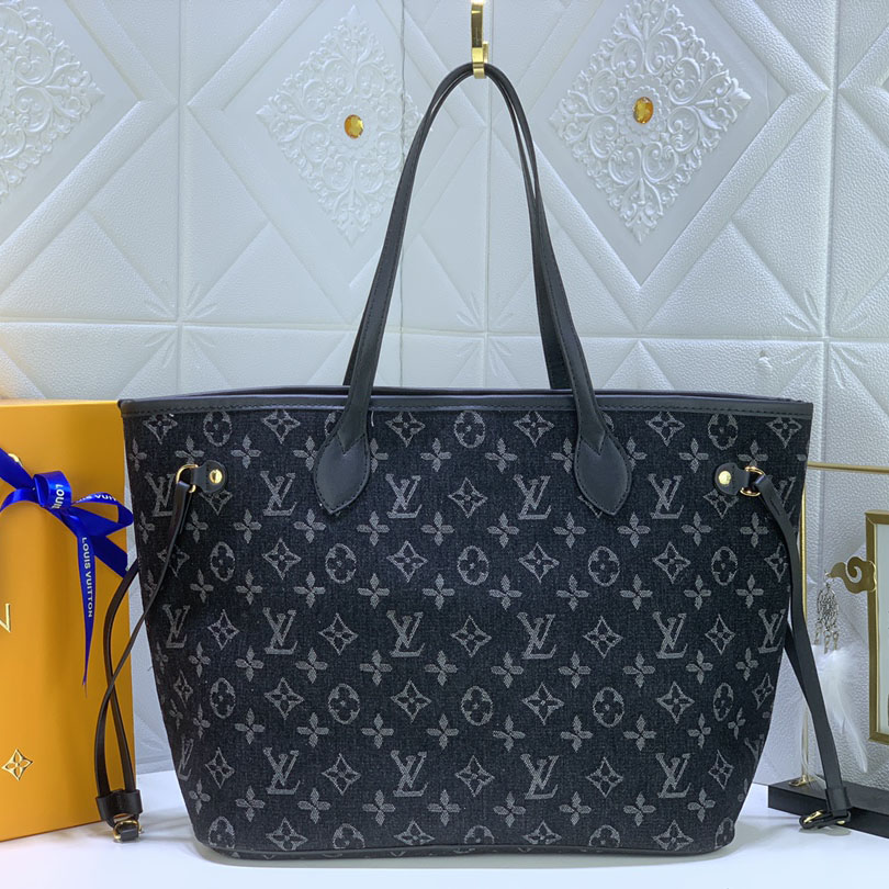 Replica Louis Vuitton Denim Materials Neverfull Mm - Image 7