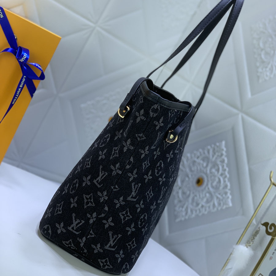 Replica Louis Vuitton Denim Materials Neverfull Mm - Image 10