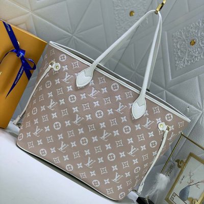 Alternative view of Replica Louis Vuitton Neverfull Mm Tote Bag- Green&Beige