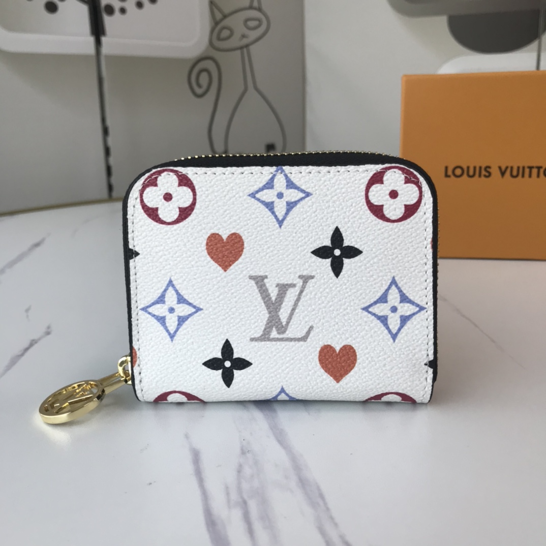 Replica Louis Vuitton Game On Zippy Coin Purse M80305 Black/White - Image 9
