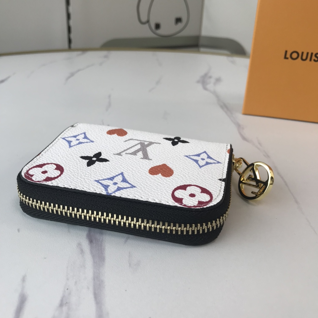 Replica Louis Vuitton Game On Zippy Coin Purse M80305 Black/White - Image 11