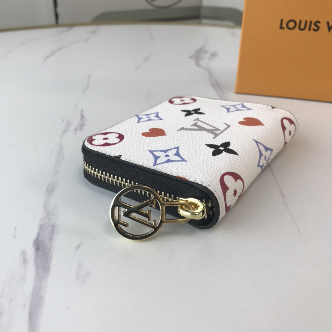 Replica Louis Vuitton Game On Zippy Coin Purse M80305 Black/White - Image 12