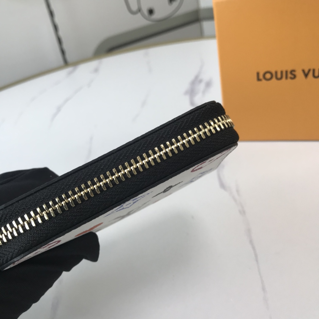 Replica Louis Vuitton Game On Zippy Coin Purse M80305 Black/White - Image 14