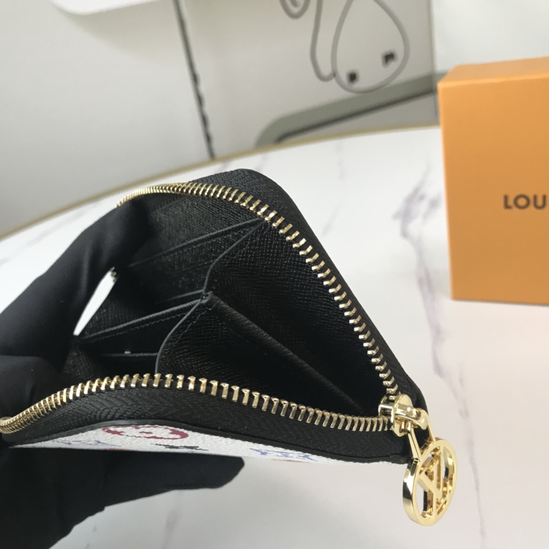 Replica Louis Vuitton Game On Zippy Coin Purse M80305 Black/White - Image 16