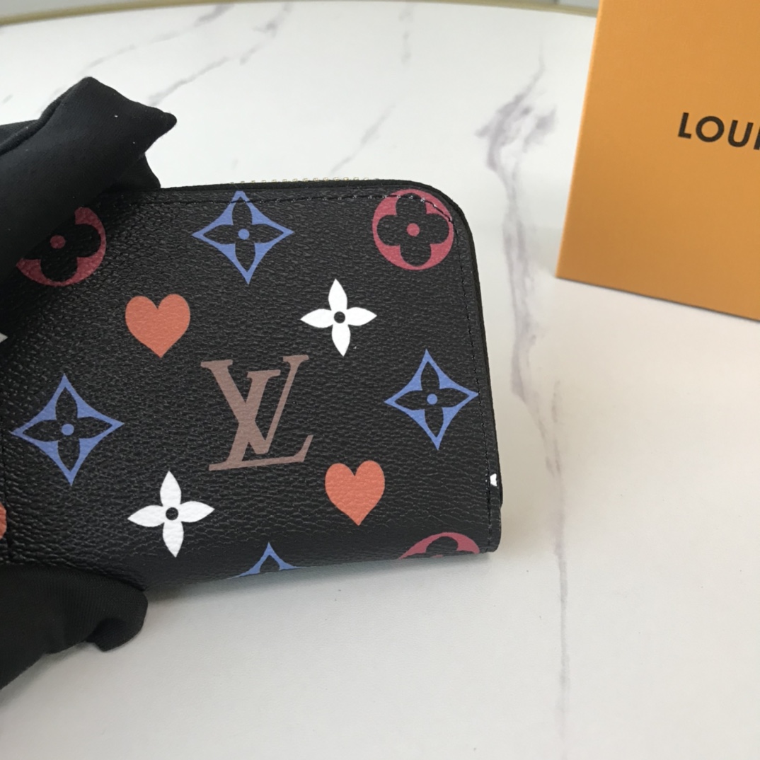 Replica Louis Vuitton Game On Zippy Coin Purse M80305 Black/White - Image 4