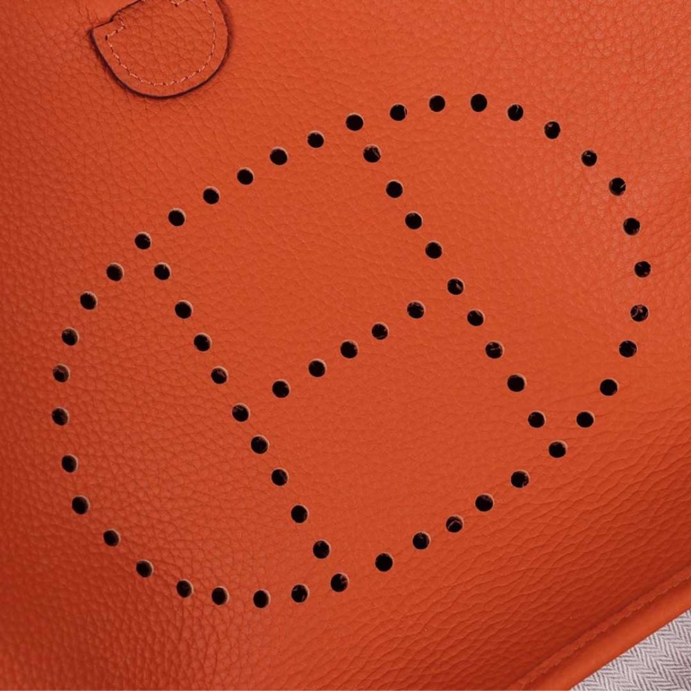 Best Replicas Bags - Hermes AAA-Evelyne III 29 bag ORANGE/BLACK/BLUE Best Louis Vuitton LV Replica Bags On Sales