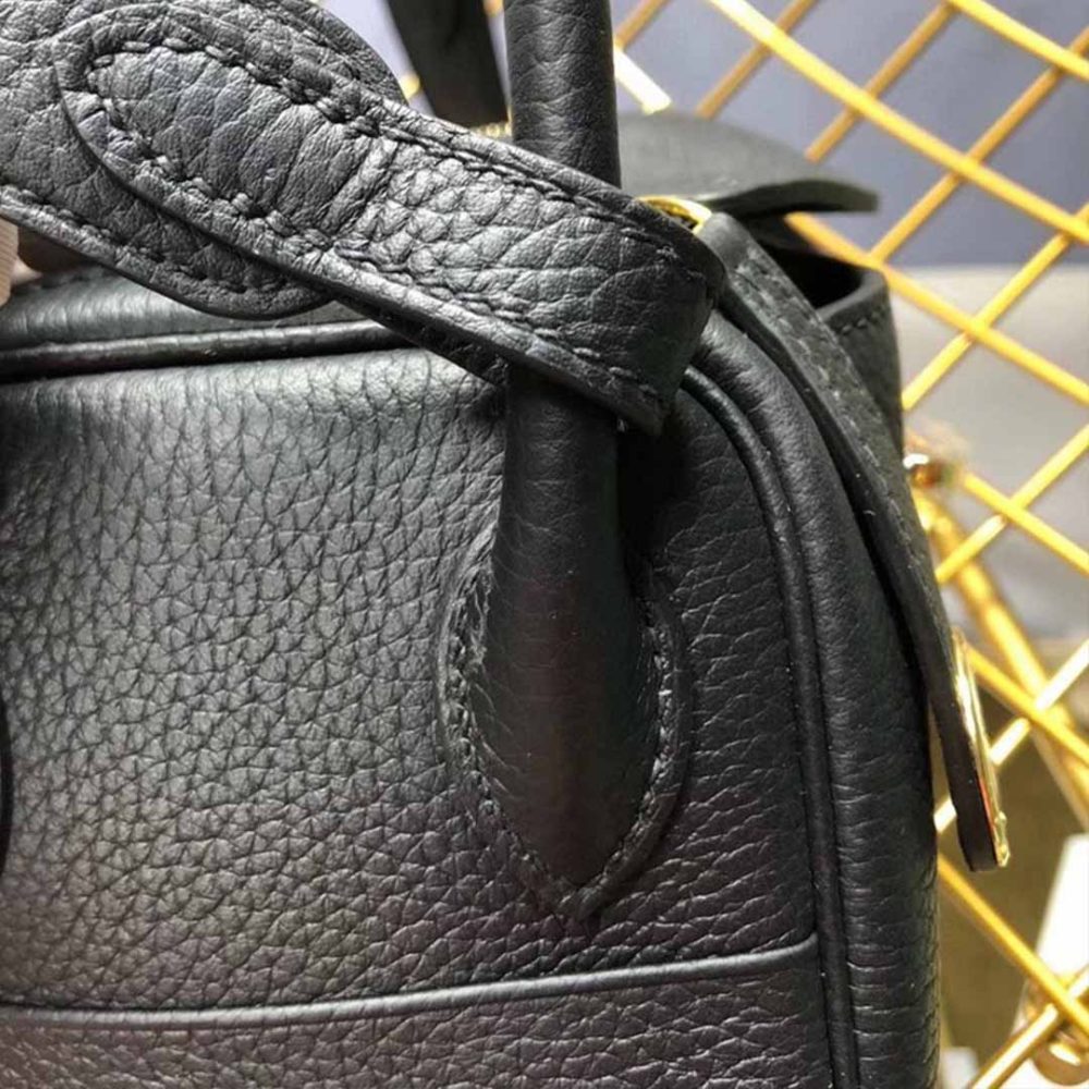 Best Replicas Bags - Hermes AAA-Lindy mini bag H079086CK37 BLACK/RED/GREY Top Quality Louis Vuitton LV Replica Bags On Sales