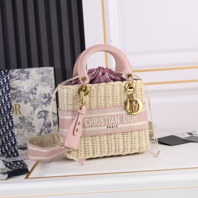 Alternative view of Replica Dior Lady D Bag-Pink