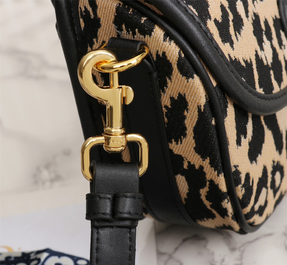 Replica Dior Leopard Medium Bobby Bag 22Cm - Image 7