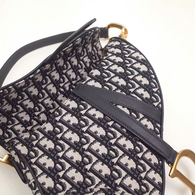 Replica Dior Large Oblique Saddle Bag - Image 3