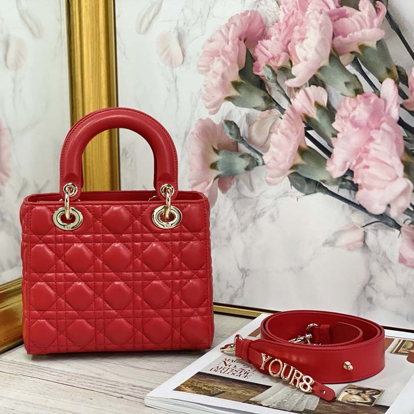 Replica Dior Aaa-My Abc Lady Dr Bag Black/White/Red - Image 15