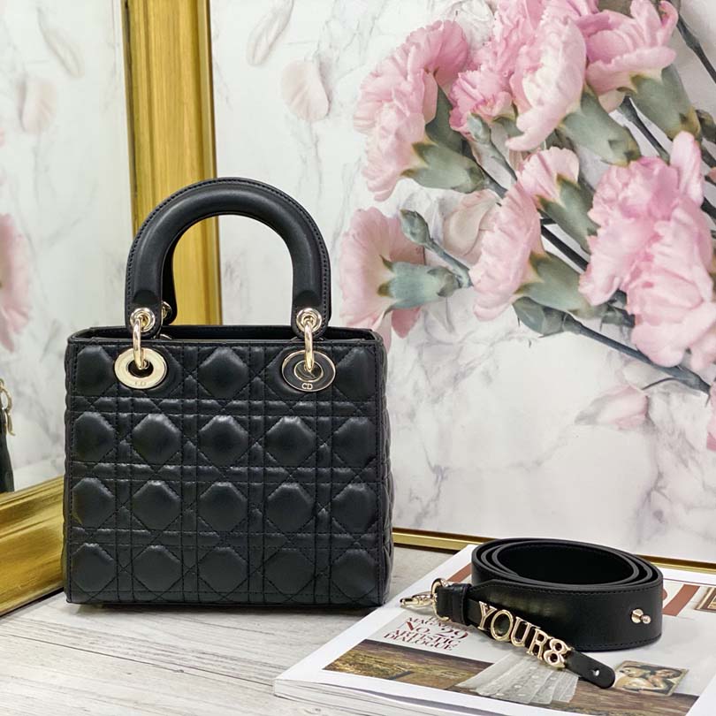 Replica Dior Aaa-My Abc Lady Dr Bag Black/White/Red - Image 6