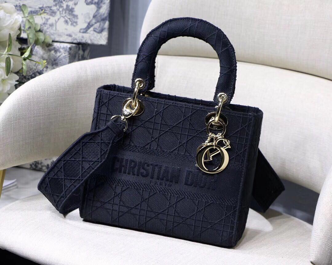Replica Dior Medium Lady D-Lite Bag M0565/Embroidered Logo - Image 8