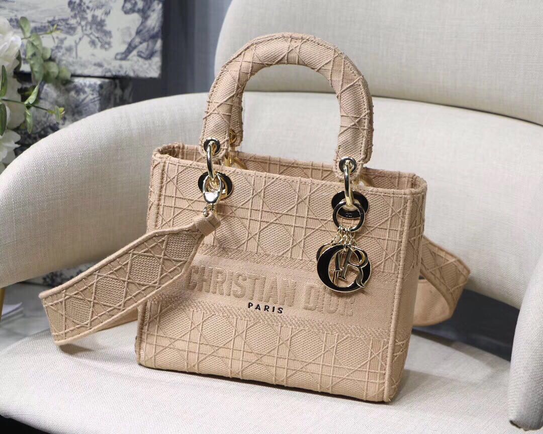 Replica Dior Medium Lady D-Lite Bag M0565/Embroidered Logo - Image 4