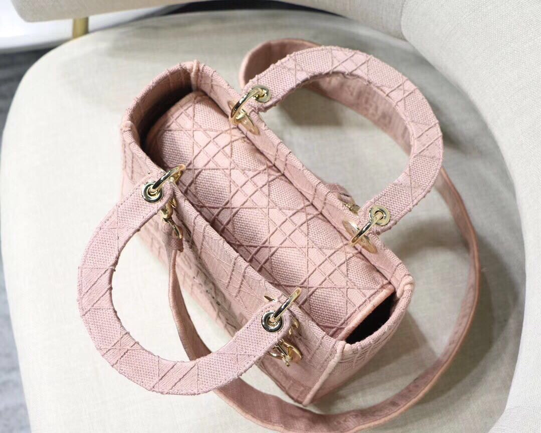 Replica Dior Medium Lady D-Lite Bag M0565/Embroidered Logo - Image 6