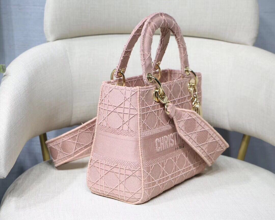 Replica Dior Medium Lady D-Lite Bag M0565/Embroidered Logo - Image 7