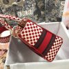 Best Replicas Bags - Dior AAA-Red Dots Medium Lady D-Lite Bag/Embroidered Logo Top Quality Louis Vuitton LV Replica Bags On Sales