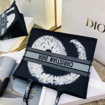 Alternative view of Replica Dior Aaa-Blue Multicolor Tie Book Tote 41Cm