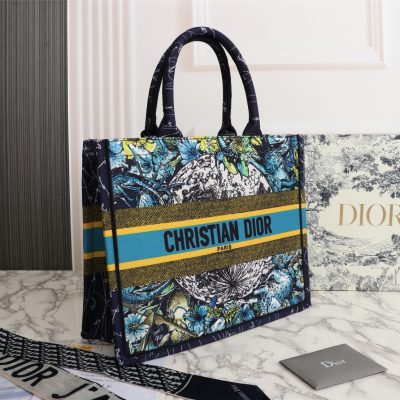 Alternative view of Replica Dior Blue Medium/Large Dior Book Tote- 36/42Cm