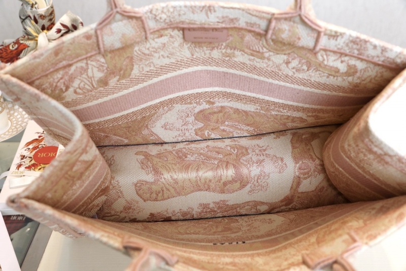 Replica Dior Small Book Tote Gray/Pink/Blue - Image 4