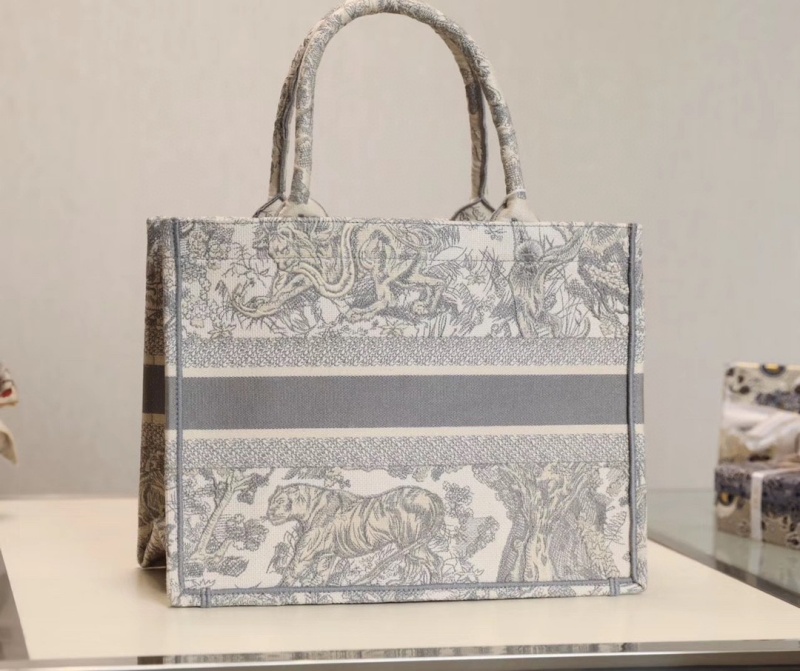 Replica Dior Small Book Tote Gray/Pink/Blue - Image 5