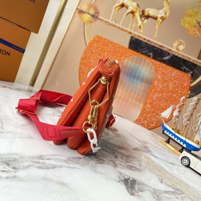 Alternative view of Replica Louis Vuitton Coussin Pm Handbag- Red/Yellow