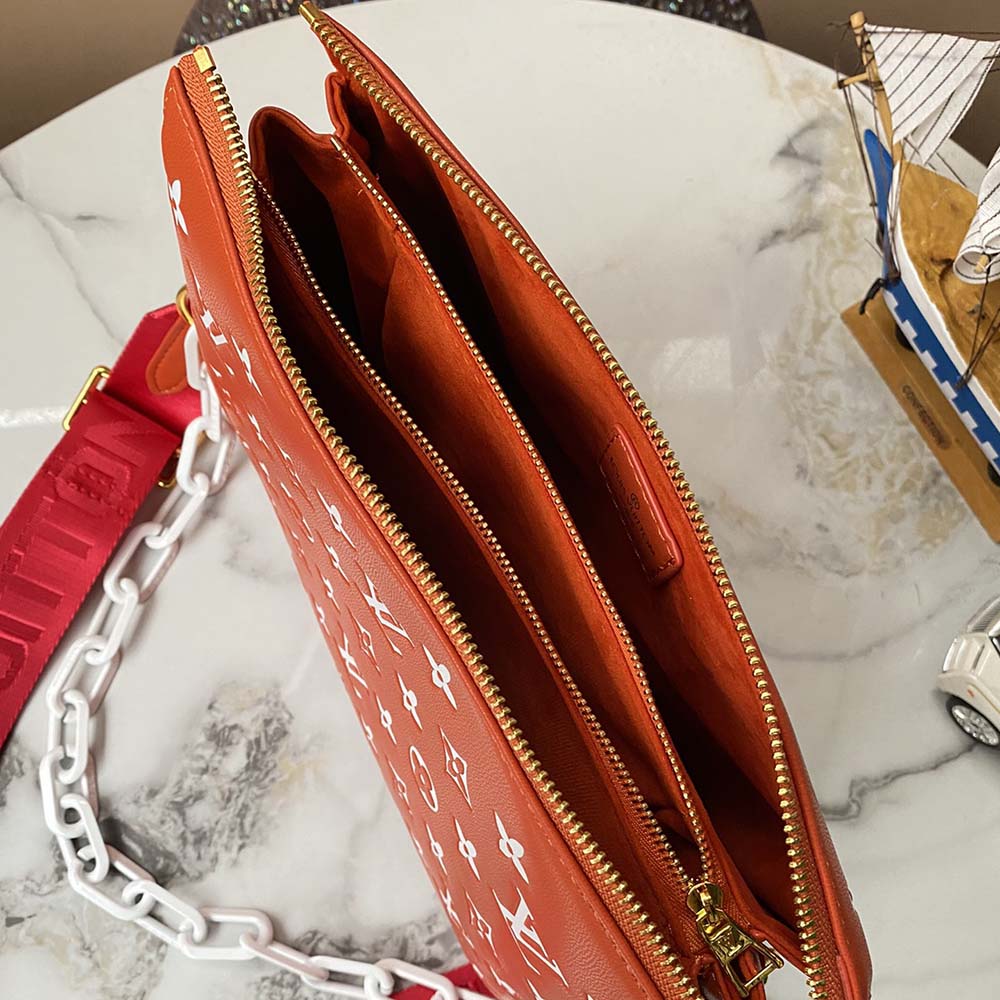 Replica Louis Vuitton Coussin Pm Handbag- Red/Yellow - Image 5