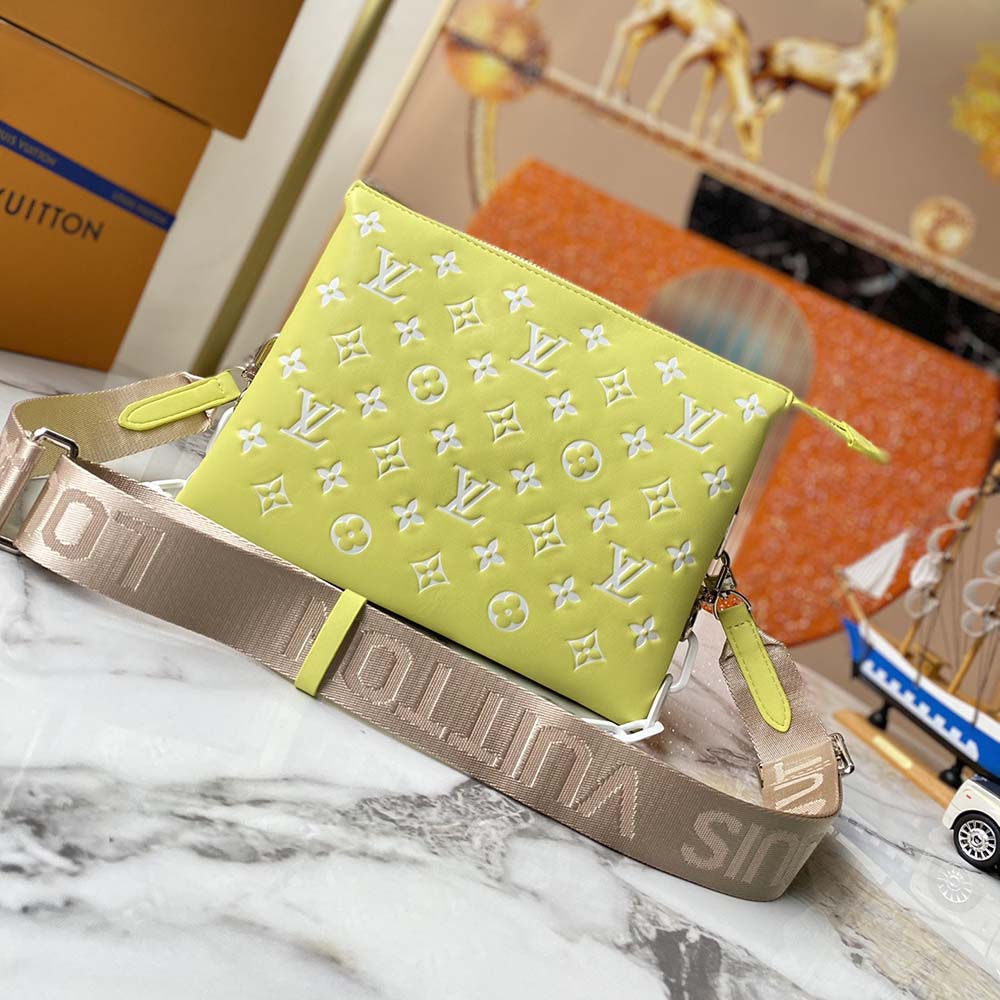 Replica Louis Vuitton Coussin Pm Handbag- Red/Yellow - Image 8
