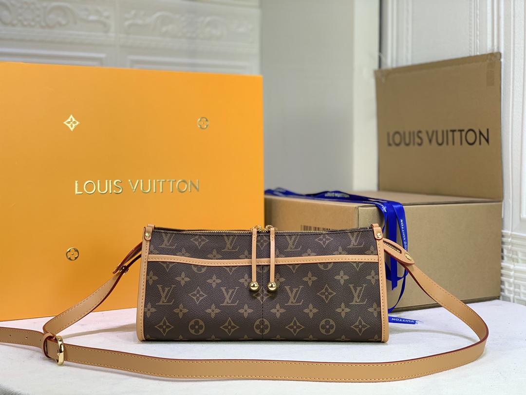 Replica Louis Vuitton Monogram Popincourt Long Bag M40008