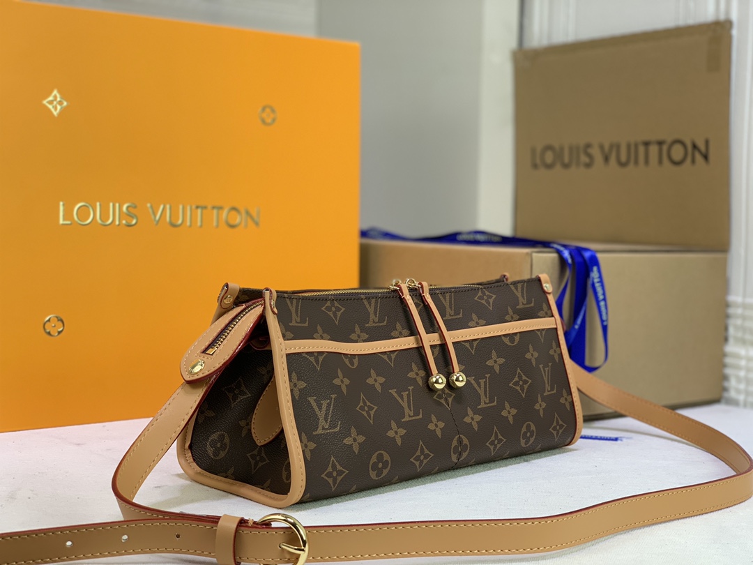 Replica Louis Vuitton Monogram Popincourt Long Bag M40008 - Image 2