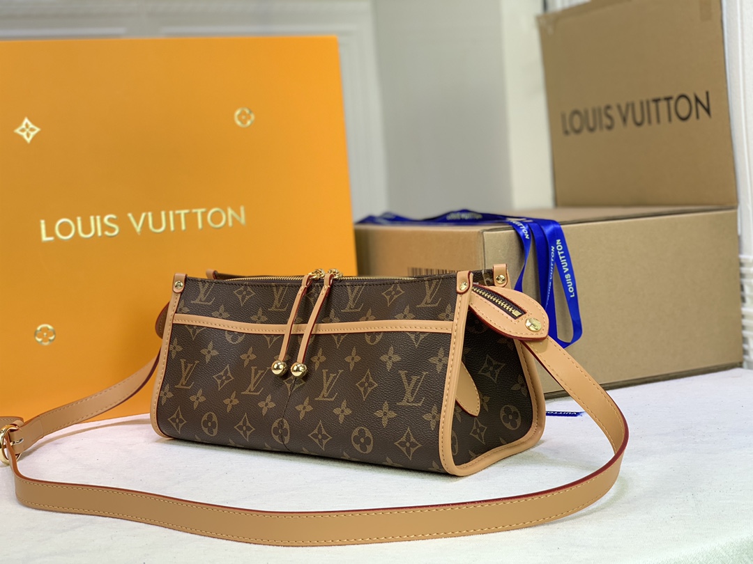 Replica Louis Vuitton Monogram Popincourt Long Bag M40008 - Image 3