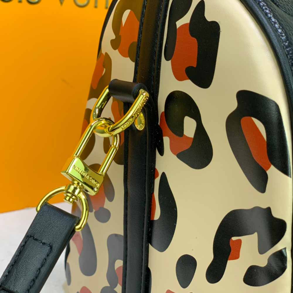 Replica Louis Vuitton Leopard Speedy Bandouliere 30/ Embossed - Image 11