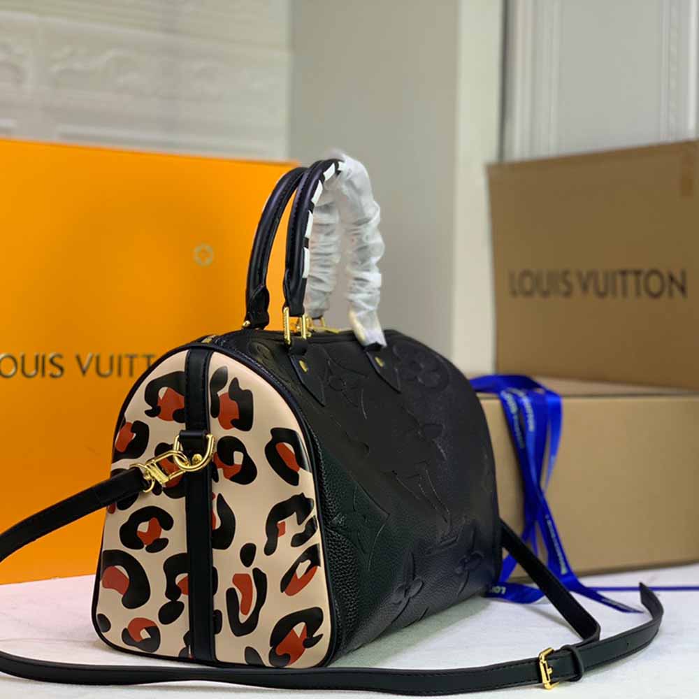 Replica Louis Vuitton Leopard Speedy Bandouliere 30/ Embossed - Image 13