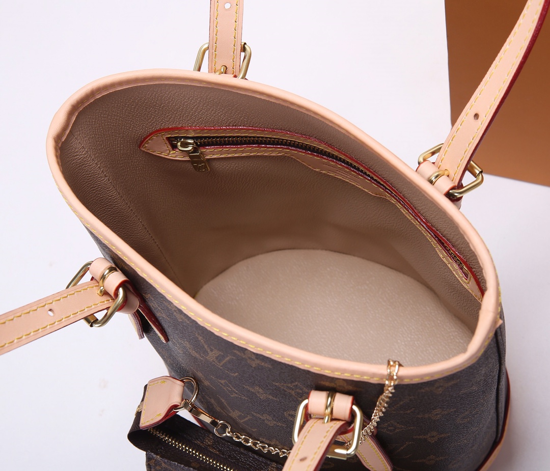 Replica Louis Vuitton Monogram Bucket Pm Tote Bag With Wallet M42238 - Image 7