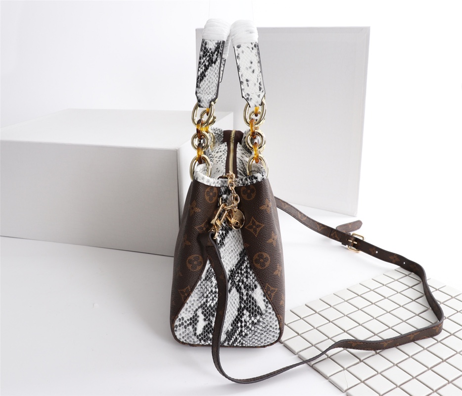 Replica Louis Vuitton Classic Monogram Handle Bag With Strap - Image 13