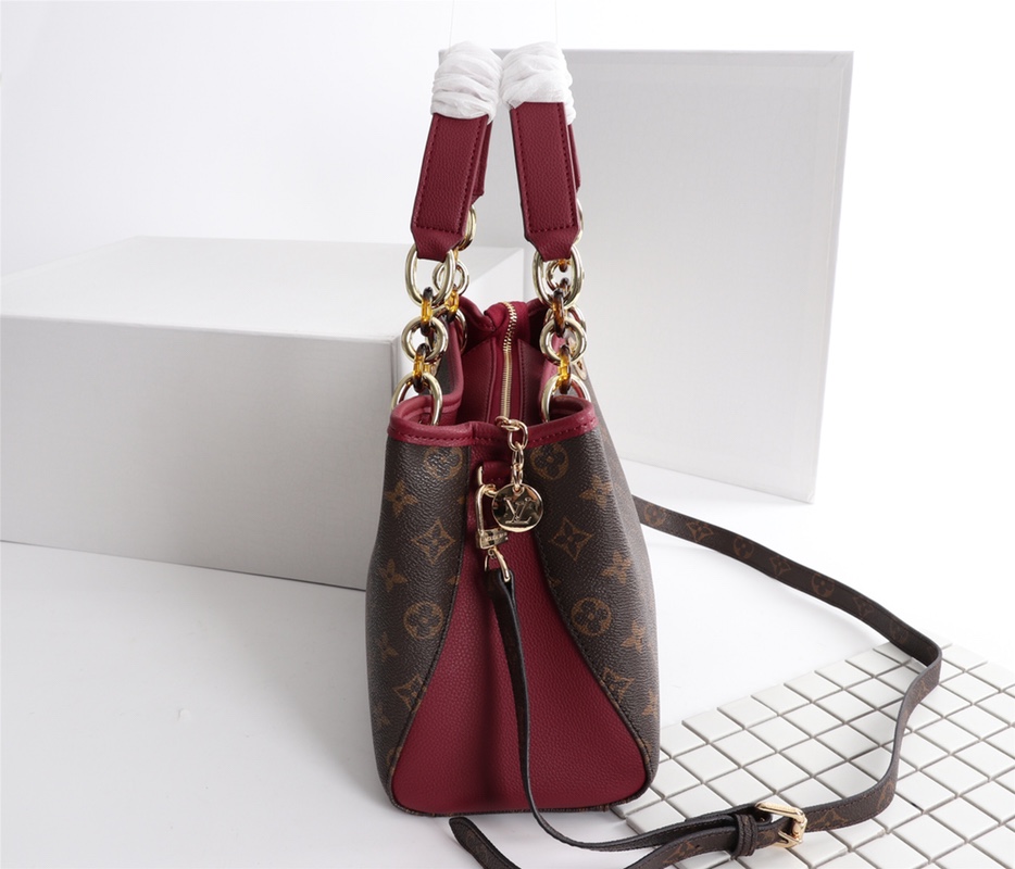 Replica Louis Vuitton Classic Monogram Handle Bag With Strap - Image 19