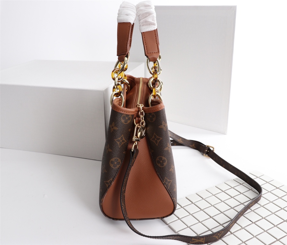 Replica Louis Vuitton Classic Monogram Handle Bag With Strap - Image 8